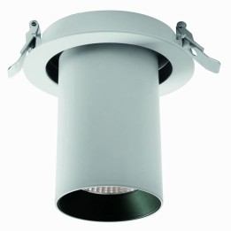 Proyector Lámpara empotrable HIDRA LED 18W 3000K 1575LM Bl-Ng INDELUZ 833D-L3121B-01