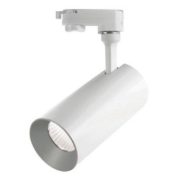 Proyector carril HIDRA LED COB 18W 1575lm 3000K Bl-Pl  INDELUZ 836B-L3121B-01