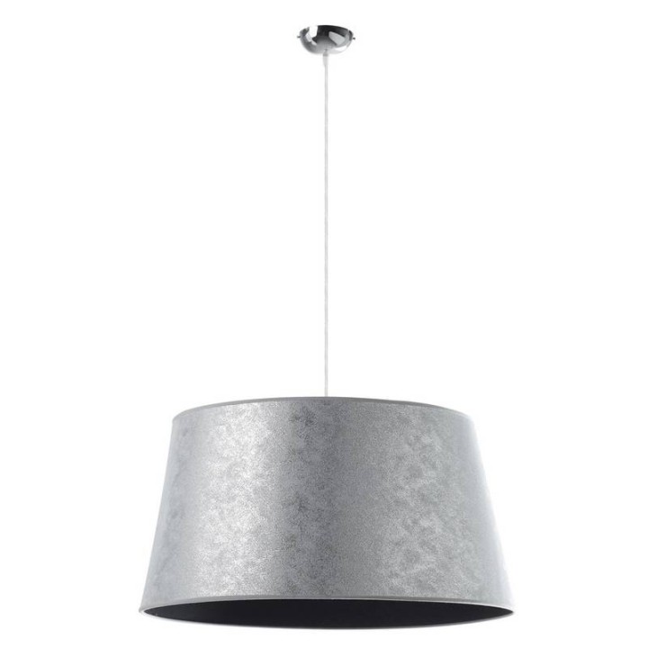 Lámpara colgante SELMA IP20 E27 60W 60cms Plata EXO 840A-G05X1A-55