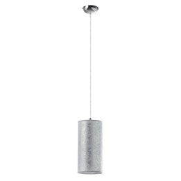 Lámpara colgante SELMA IP20 E27 60W 15cms Plata EXO 840B-G05X1A-55