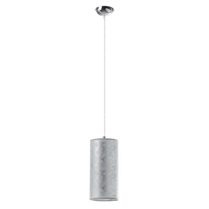 Lámpara colgante SELMA IP20 E27 60W 15cms Plata EXO 840B-G05X1A-55