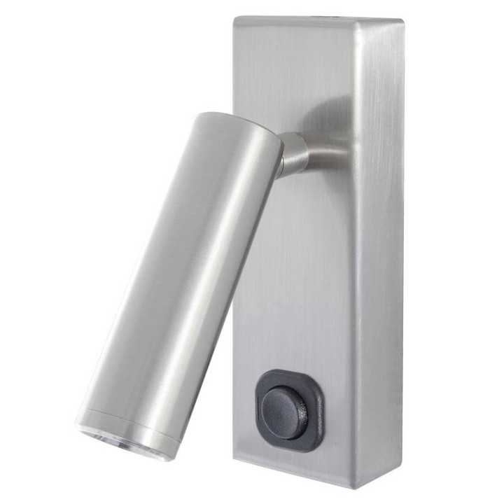 Aplique TOSCANA IP20 LED 3W 3000K Niq.Sat. EXO 842A-L0103B-35