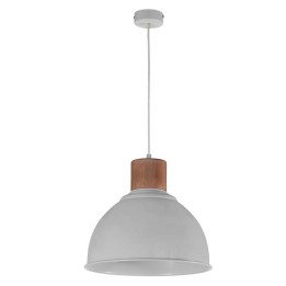 Lámpara colgante LÍRICA IP20 E27 60W Gris EXO 844A-G05X1A-03