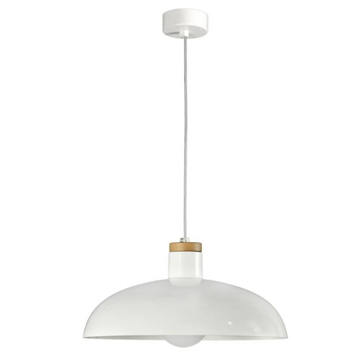 Lámpara colgante VALAN IP20 60W Blanco EXO 846A-G05X1A-01