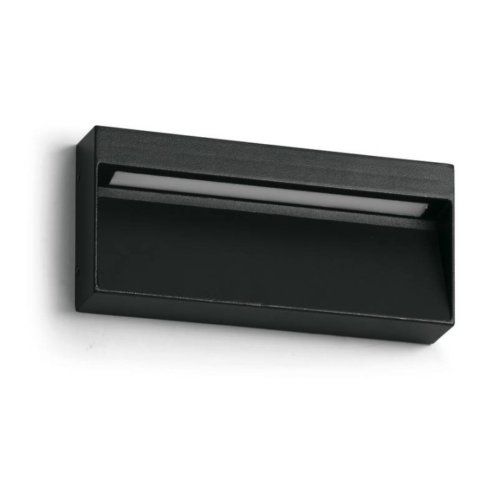 Aplique de Exterior ABAR IP54 LED 7W 650lm 3000k Negro DOPO 847A-L0107B-02