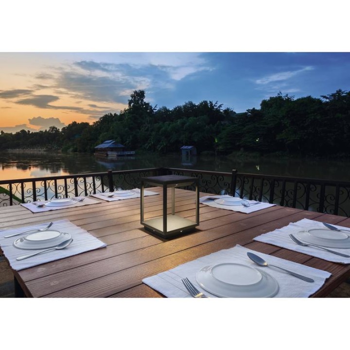 Baliza Solar SOLEI IP54 LED 3,5W 300lm Antracita DOPO 853B-L01X1K-04