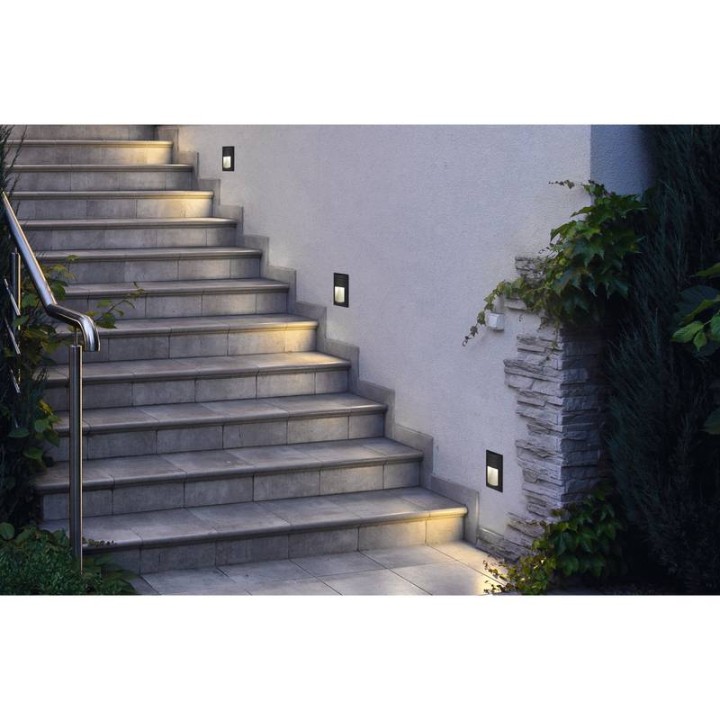 Lámpara empotrable para exterior LARA IP65 LED 4W 117lm Blanco DOPO 854A-L0104A-01