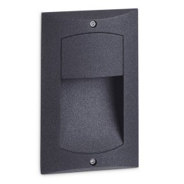 Lámpara empotrable para exterior LARA IP65 LED 4W 117lm Antracita DOPO 854A-L0104A-04