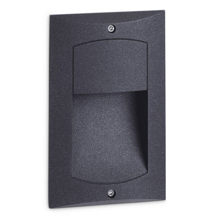 Lámpara empotrable para exterior LARA IP65 LED 4W 117lm Antracita DOPO 854A-L0104A-04