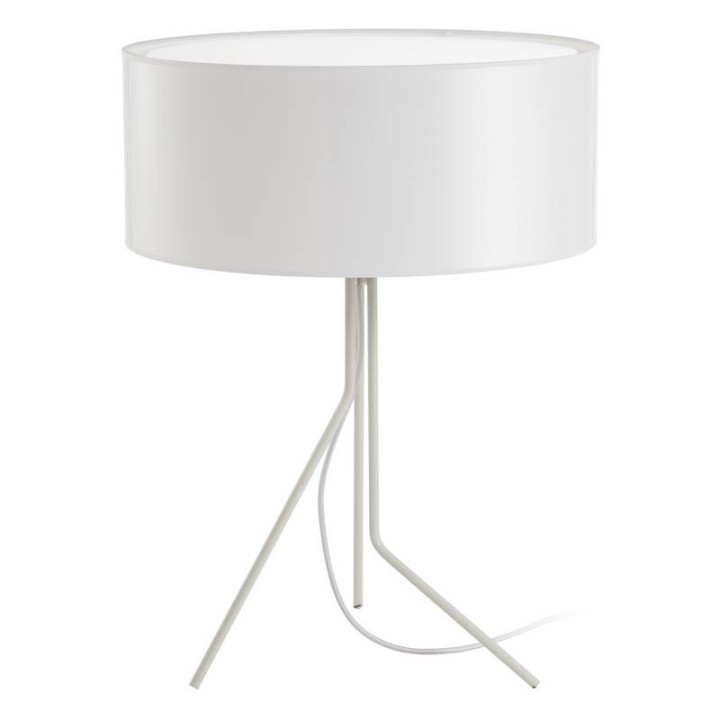 Lámpara de sobremesa DIAGONAL IP20 E27 (Ø45) máx.13W Blanco EXO 855B-G05X1A-01