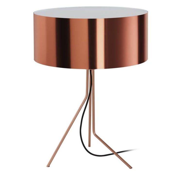 Lámpara de sobremesa DIAGONAL IP20 E27 (Ø45) máx.13W Cobre EXO 855B-G05X1A-37