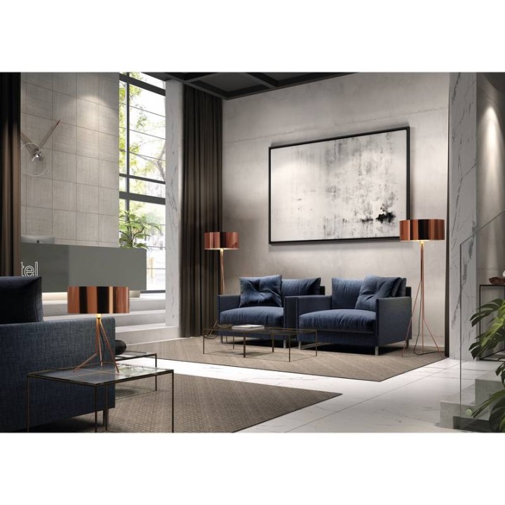 Lámpara de sobremesa DIAGONAL IP20 E27 (Ø45) máx.13W Cobre EXO 855B-G05X1A-37