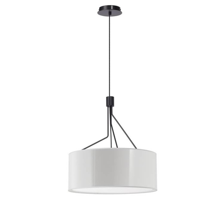 Lámpara colgante DIAGONAL IP20 E27 máx. 13W Negro EXO 855D-G05X1A-02