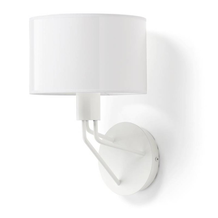 Aplique de pared DIAGONAL IP20 E27 (Ø45) máx. 13W Blanco EXO 855E-G05X1A-01