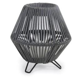 Luminaria de Exterior sobrem.NELL IP65 LED 6W 3000K  Ø25cm H27,5cm Ratán Grafito CRISTHER 857C-L3106B-58