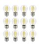 Kit 12 lámparas LED FILAMENT E27 4W 470lm 3000K DOPO 858A-K12-632H-01