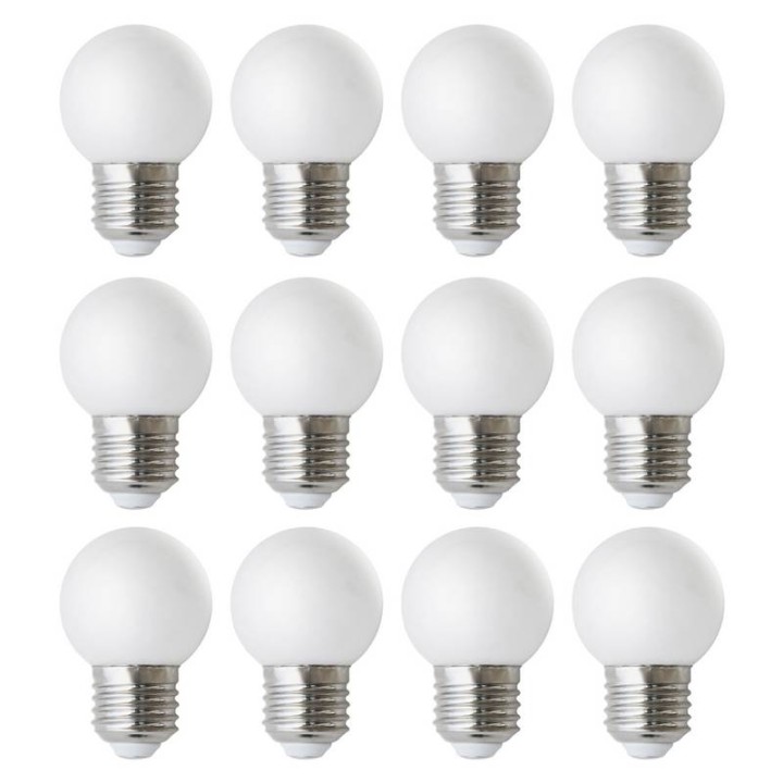 Kit 12 lámparas LED FILAMENT E27 3W 330lm 3000K DOPO 858A-K12-632J-01