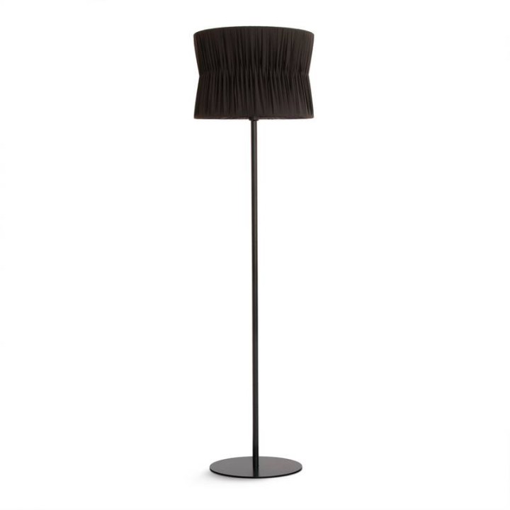 Pie de salón CORA E27 60W Negroo Encintado negro EXO 859B-G05X1A-02-RB