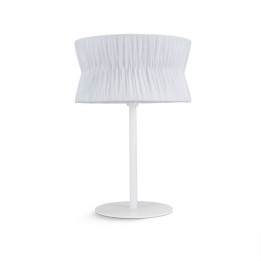 Lámpara de sobremesa CORA E27 40W Blanco Encintado blanco EXO 859C-G05X1A-01-RA