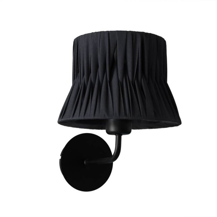 Aplique CORA E27 40W Negro Encintado negro EXO 859D-G05X1A-02-RB