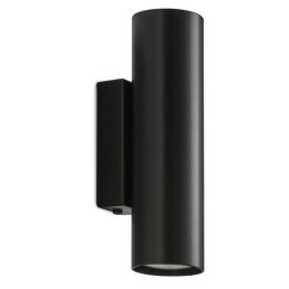 Aplique de pared TANIA IP20 2x GU10 máx. 50W Negro EXO 906A-G21X1A-02