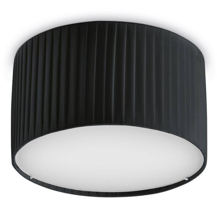 Plafón VORADA IP20 LED COB AC 12W 996lm 3K Ribbon Encintado negro EXO 908A-L0112B-RB