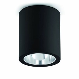 Downlight superficie de Aluminio POTE-1 para Interior Negro E27