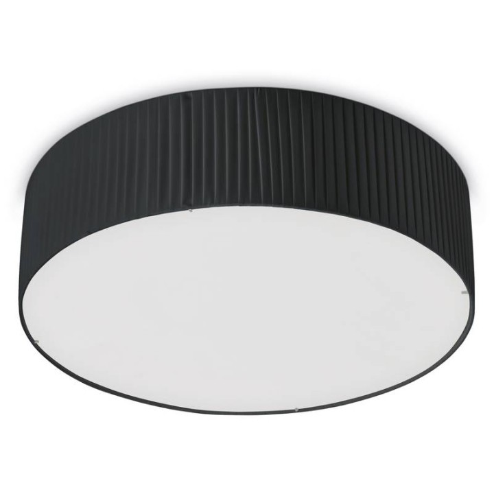 Plafón VORADA IP20 LED SMD 25W 3540lm 3K Ribbon Encintado negro EXO 908B-L0125B-RB