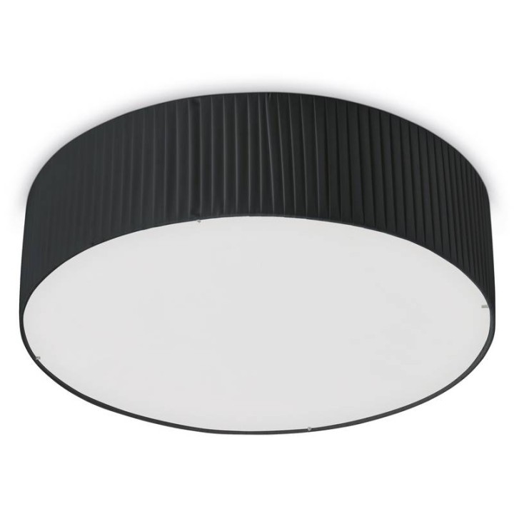 Plafón VORADA IP20 LED SMD 29W 4000lm 3K Ribbon Encintado negro EXO 908C-L0129B-RB