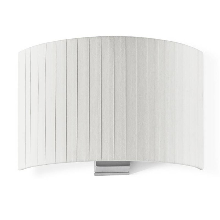 Aplique de pared AMSTERDAM IP20 E27 (Ø45) máx. 40W Encintado blanco EXO 908G-G05X1A-35-RA