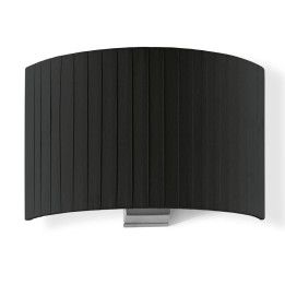 Aplique de pared AMSTERDAM IP20 E27 (Ø45) máx. 40W Encintado negro EXO 908G-G05X1A-35-RB