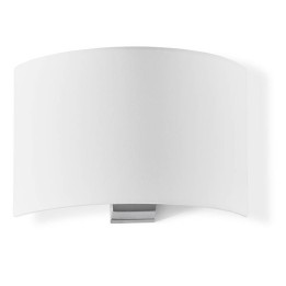 Aplique de pared AMSTERDAM IP20 E27 (Ø45) máx. 40W Algodón blanco EXO 909C-G05X1A-35-CA