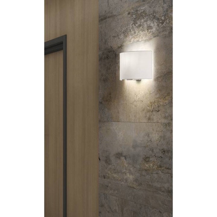 Aplique de pared AMSTERDAM IP20 E27 (Ø45) máx. 40W Algodón negro EXO 909C-G05X1A-35-CB