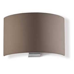 Aplique de pared AMSTERDAM IP20 E27 (Ø45) máx. 40W Algodón earth EXO 909C-G05X1A-35-CG