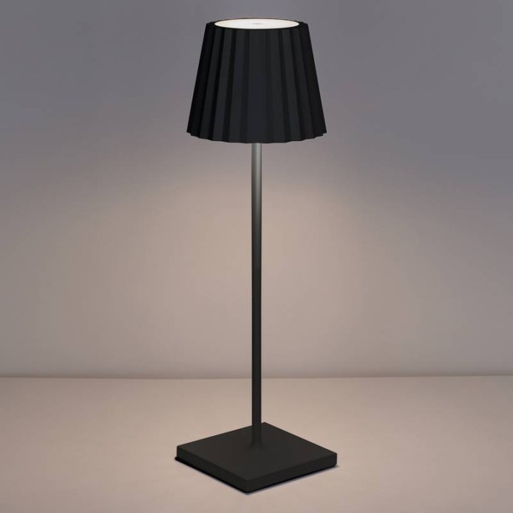 Lámpara Portátil de exterior LITTA IP54 LED 2.20W 200Lm 3000K Negro DOPO 914A-L0103L-02