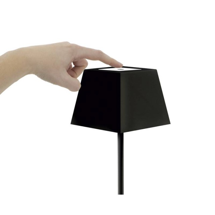 Lámpara Portátil de exterior LITTA IP54 Push LED 2.20W 231Lm 3000K Negro DOPO 914B-L0103L-02