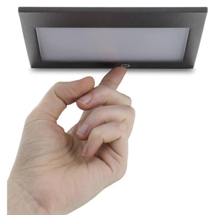 Aplique de Exterior de pared COMO IP 54 LED 2.20W 231Lm 3000K Antracita DOPO 916B-L0103K-04