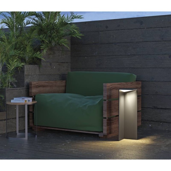 Baliza COMO IP54 LED 2.20W 370Lm 3000K Antracita DOPO 916C-L0103K-04