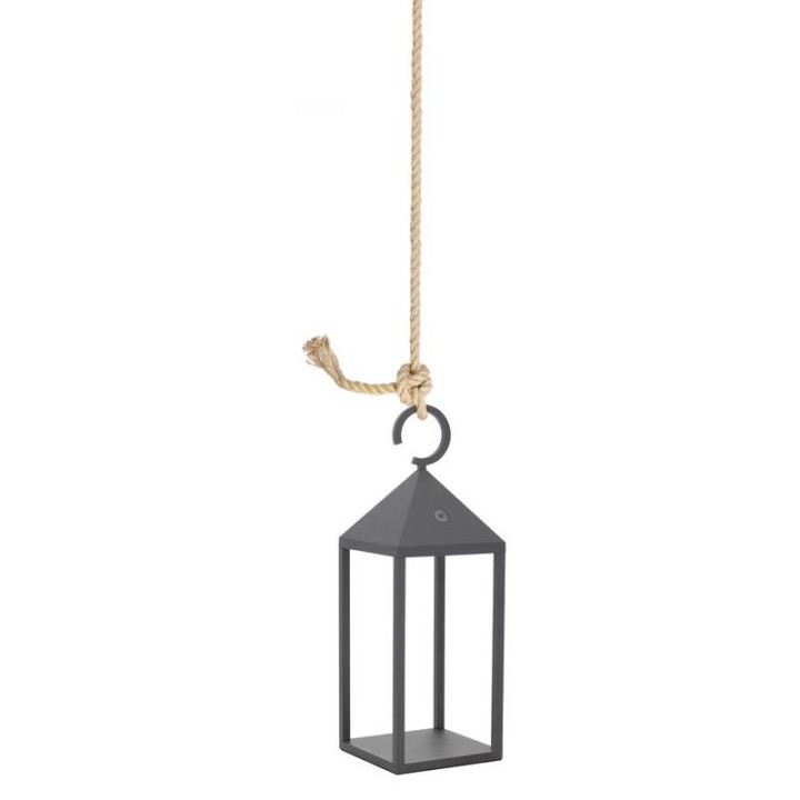 Lámpara Portátil de exterior ERICE IP54 LED 2.20W 187Lm 3000K Antracita DOPO 918A-L0103L-04
