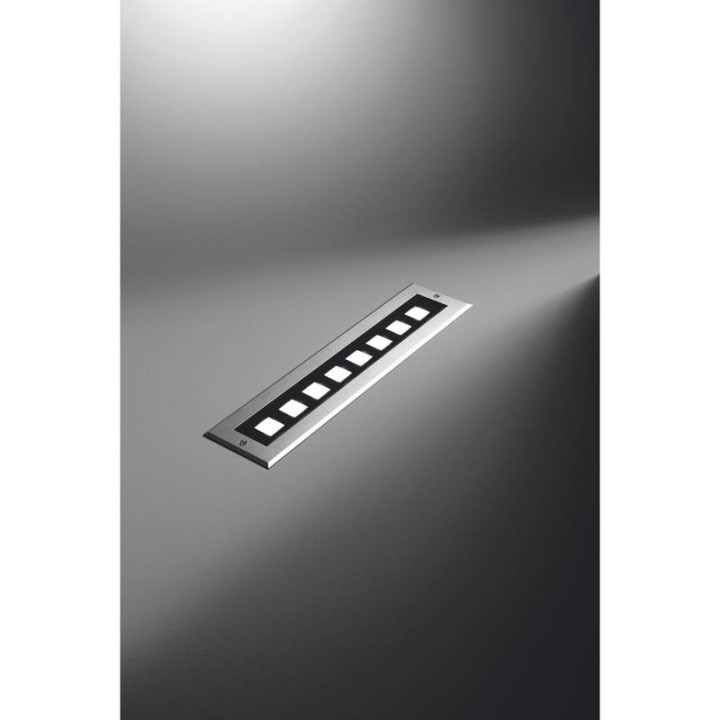 Lámpara empotrable para exterior WALK LED 22W 3000K 2660Lm 14º Inox CRISTHER 920M-L3122B-30
