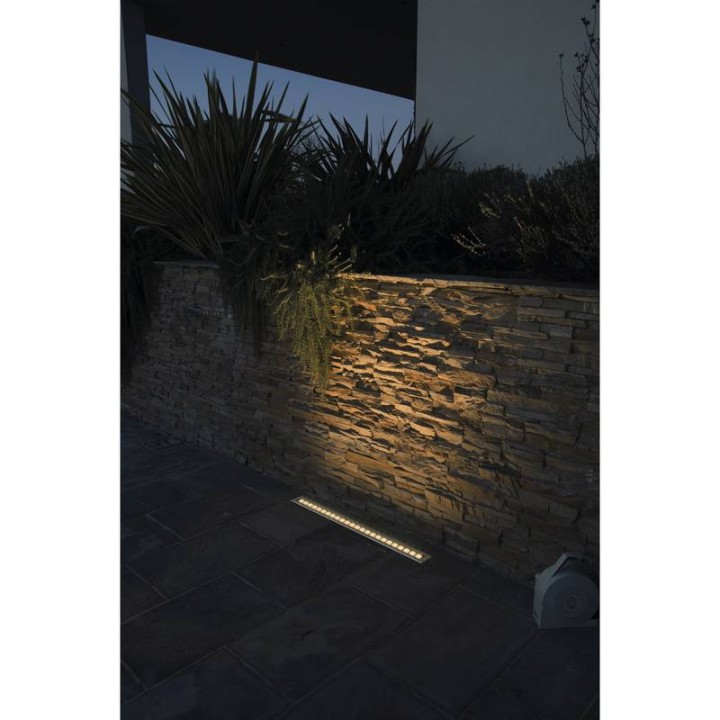 Lámpara empotrable para exterior WALK LED 80W RGBW 5540lm 20º Inox CRISTHER 920O-L1480F-30