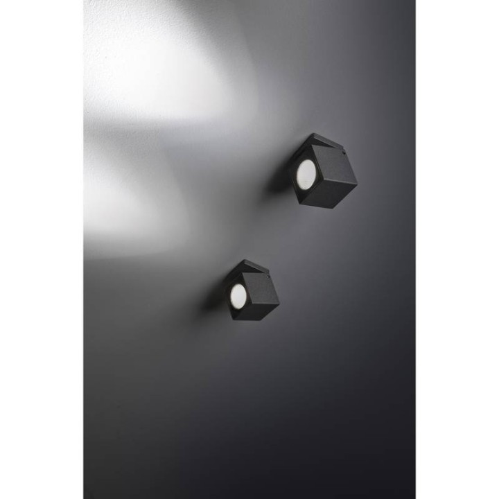 Proyector para exterior DADO 8W 3000K 735LM 44º Antracita CRISTHER 922B-L3108B-04