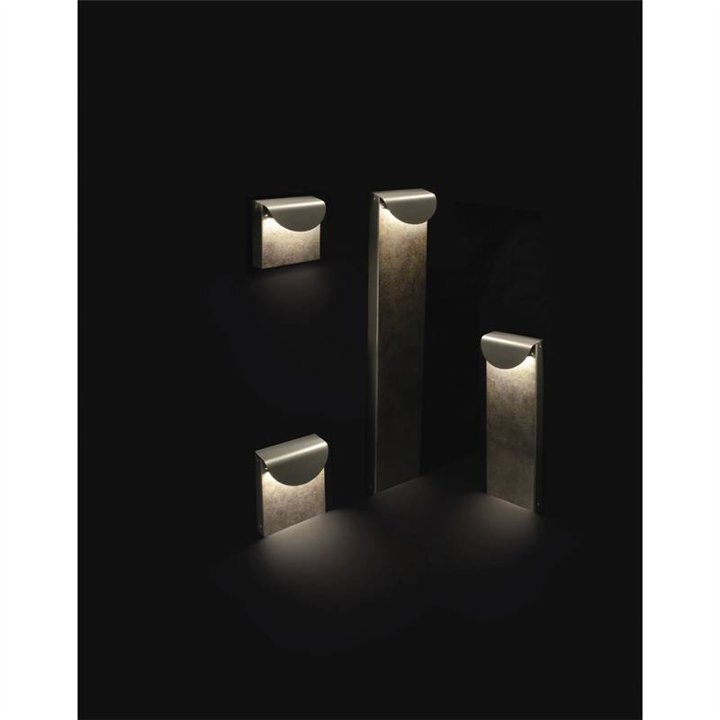 Baliza LED L600 8,5W 3000K Gris Neolith Nero Zimbabwe CRISTHER 926B-L3109B-80