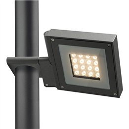 Proyector para exterior Columna para farolas TINA 26W 3340LM 3000K 30º Antracita CRISTHER 928E-L3126B-04