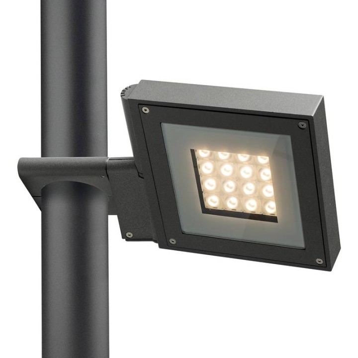 Proyector para exterior Columna para farolas TINA 26W 3340LM 4000K 72º Antracita CRISTHER 928F-L3326B-04