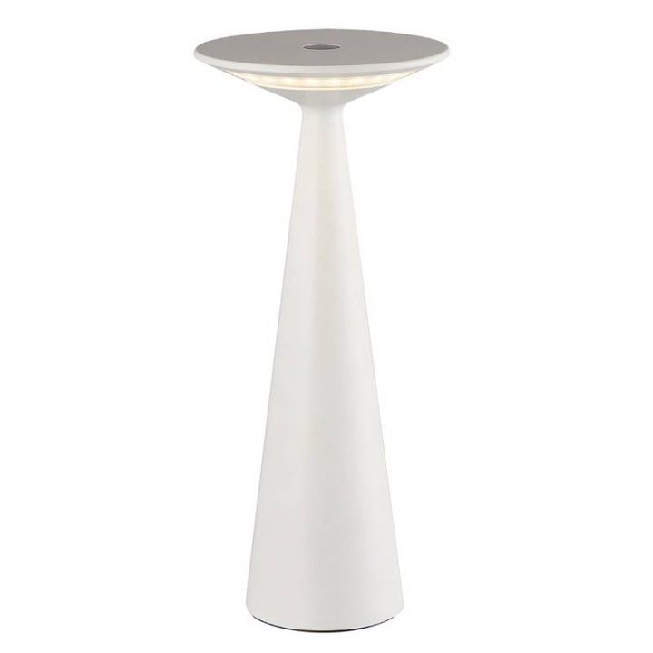 Sobremesa Lámpara Portátil de exterior BLOMMA LED 2,2W 3000K 170lm Blanco CRISTHER 934A-L3102L-01