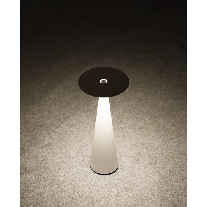 Sobremesa Lámpara Portátil de exterior BLOMMA LED 2,2W 3000K 170lm Blanco CRISTHER 934A-L3102L-01
