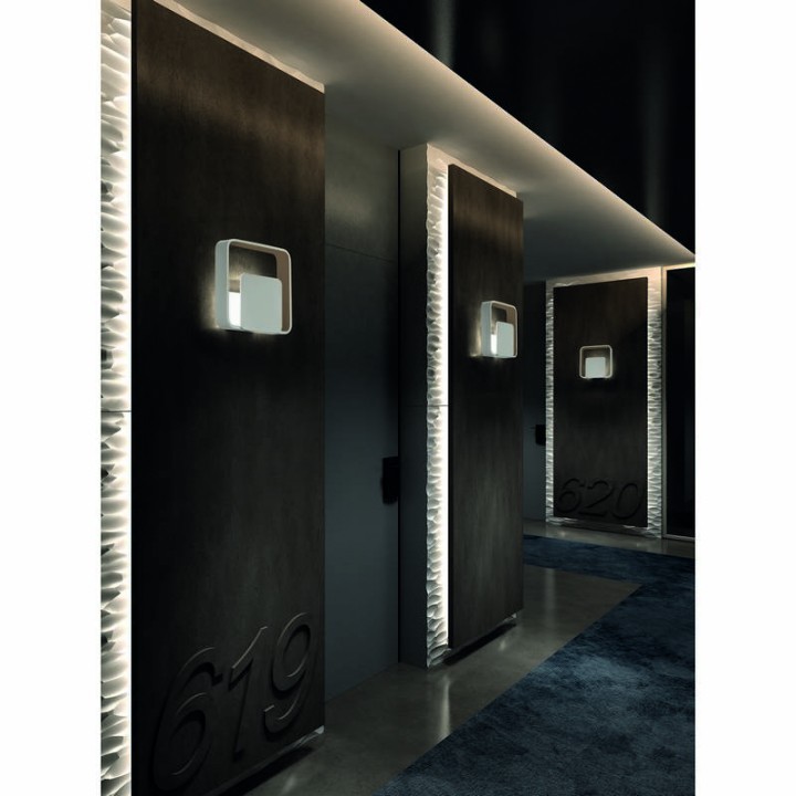 Aplique LAKME LED COB AC 2X6W 2x480lm 2700K Blanco EXO 942C-L3012B-01