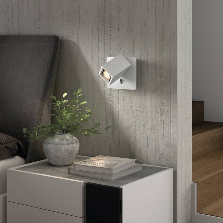 Aplique lector ORFEO GU10 5W Blanco EXO 943A-G21X1A-01