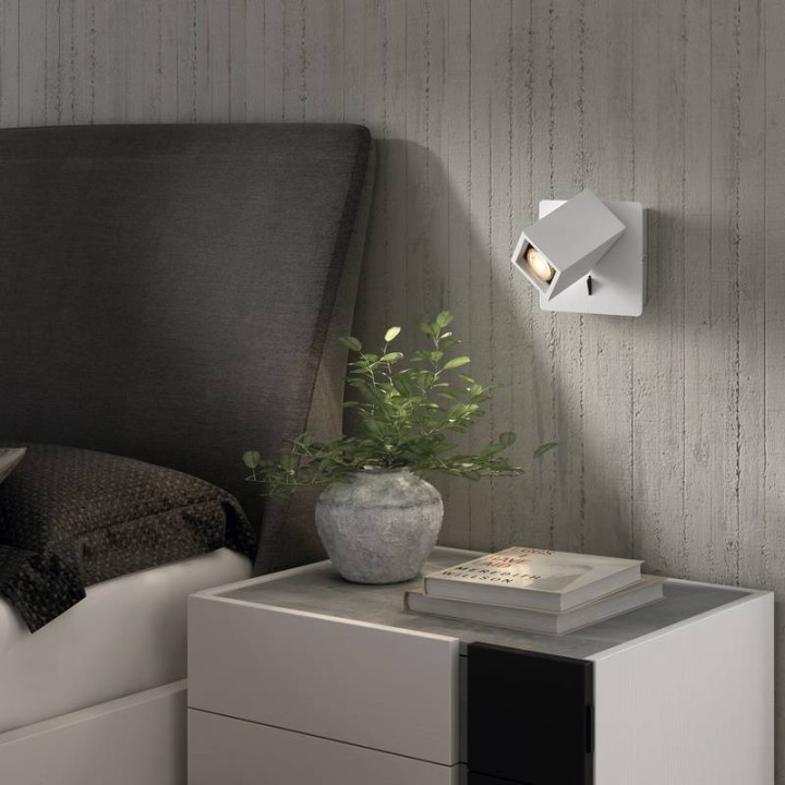 Aplique lector ORFEO GU10 5W Blanco EXO 943A-G21X1A-01